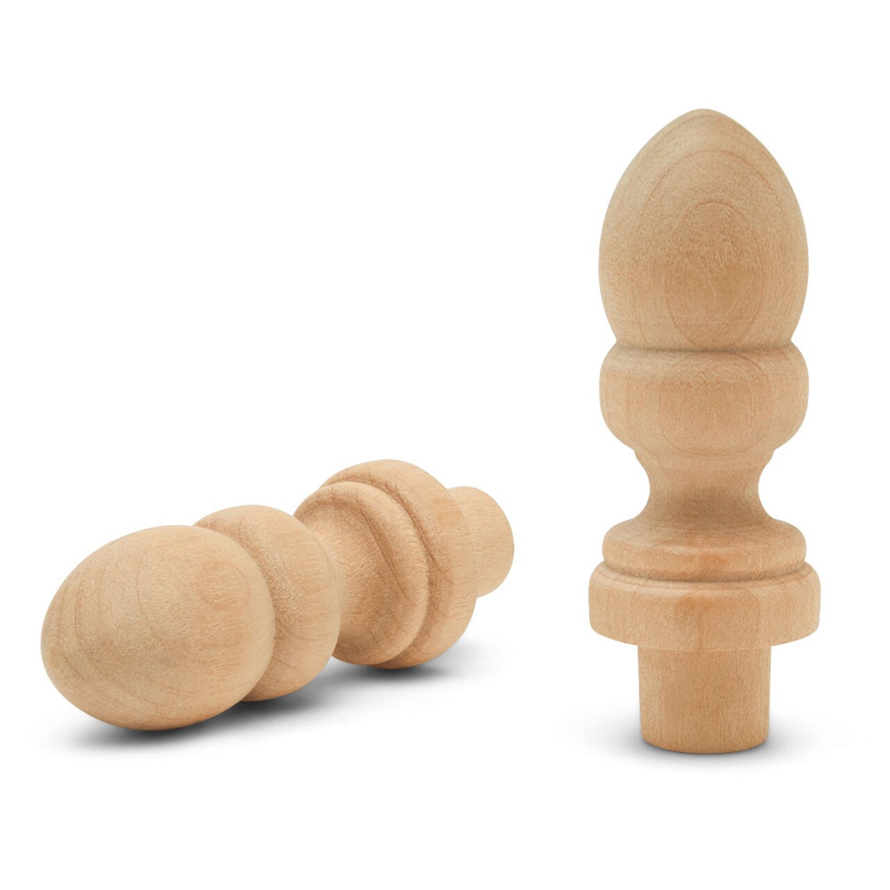 Wood Finials, 2-7/16 inch for Crafting & DIY Dcor |Woodpeckers